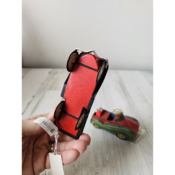 Fire flyer Red Rover metal car fire truck ornament set Xmas tree - Picture 6 of 11